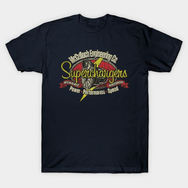 McCulloch Engineering Superchargers 1937 T-Shirt by JCD666